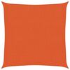 vidaXL Tieniaca plachta 160 g/m&sup2; oranžov&aacute; 3x3 m HDPE