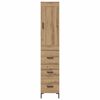 vidaXL Highboard Remeseln&yacute; dub 34,5 x 34 x 180 cm Kompozitn&eacute; drevo