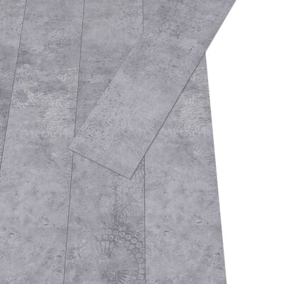 vidaXL Podlahové dosky z PVC 5,26 m² 2 mm, cementovo sivé