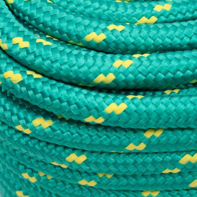 vidaXL Lodné lano zelené 18 mm 100 m polypropylén
