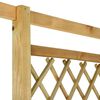 vidaXL Rohov&aacute; pergola s lavičkou 166x81x174 cm impregnovan&aacute; borovica