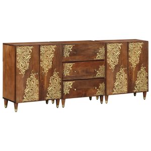 vidaXL Set kabinetov do k&uacute;peľne 3 ks 180 x 33 x 75 cm