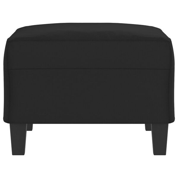 vidaXL Podnožka čierna 70x55x41 cm l&aacute;tka z mikrovl&aacute;kna