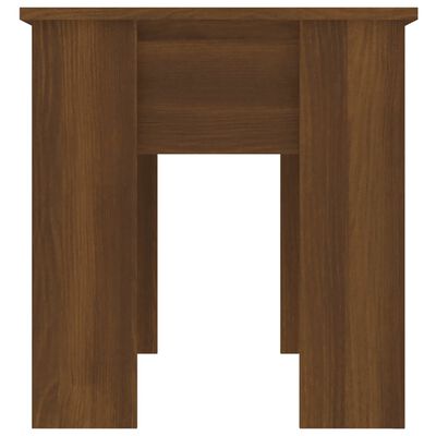 vidaXL Konferenčný stolík hnedý dub 101x49x52 cm spracované drevo