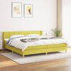 vidaXL Boxspring posteľ s matracom zelen&aacute; 200x200 cm l&aacute;tka