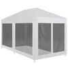 vidaXL P&aacute;rty stan so 6 sieťkovan&yacute;mi bočn&yacute;mi stenami 6x3 m