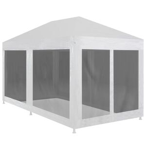 vidaXL P&aacute;rty stan so 6 sieťkovan&yacute;mi bočn&yacute;mi stenami 6x3 m