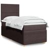 vidaXL Boxspring posteľ s matracom tmavohned&aacute; 90x190 cm l&aacute;tka
