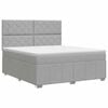 vidaXL Posteľ boxspring s matracom Svetlosiv&aacute; 160 x 200 cm L&aacute;tka