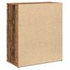 vidaXL Servírovacia skriňa 2 pcs Staré drevo 60 x 31 x 70 cm