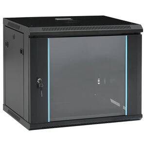 vidaXL 9U N&aacute;stenn&aacute; serverov&aacute; skriňa 19" 600x450x510 mm IP20