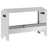 vidaXL Krmn&aacute; žľab pre slede Strieborn&aacute; 81 x 32 x 53,5 cm