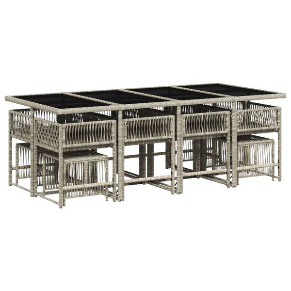 vidaXL 13-dielna z&aacute;hrad. jed&aacute;lensk&aacute; s&uacute;prava vank&uacute;&scaron; bledosiv&aacute; polyratan