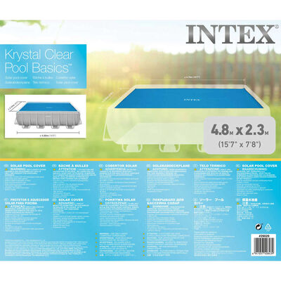 Intex Solárna bazénová plachta, obdĺžniková 488x244 cm