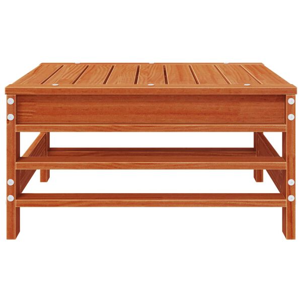 vidaXL Z&aacute;hradn&aacute; podnožka Mas&iacute;vna borovica Voskov&aacute; Hned&aacute;