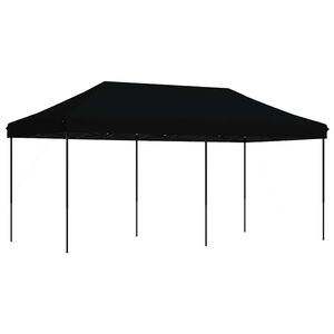 vidaXL Skladac&iacute; pop-up p&aacute;rty stan čierny 580x292x315 cm