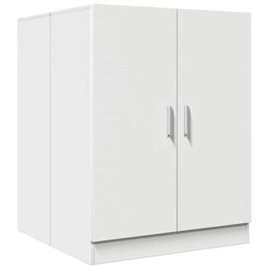 vidaXL Skrinka na pr&aacute;čku biela 71x71,5x91,5 cm