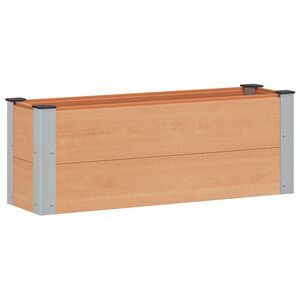 vidaXL Vyv&yacute;&scaron;en&yacute; z&aacute;hradn&yacute; z&aacute;hon Hned&aacute; 100 x 30 x 36 cm