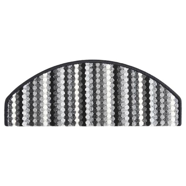 vidaXL Samolepiace n&aacute;&scaron;ľapy na schody 15ks 65x24x4 viacfarebn&eacute; antracit