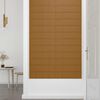 vidaXL Nástenné panely 12 ks hnedé 60x15 cm zamat 1,08 m²