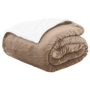 vidaXL Deky ťavov&aacute; 130 x 150 cm 1 kg Fl&iacute;s