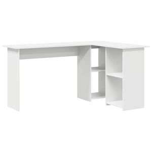 vidaXL St&ocirc;l Biela 142 x 102 x 73 cm Kompozitn&eacute; drevo