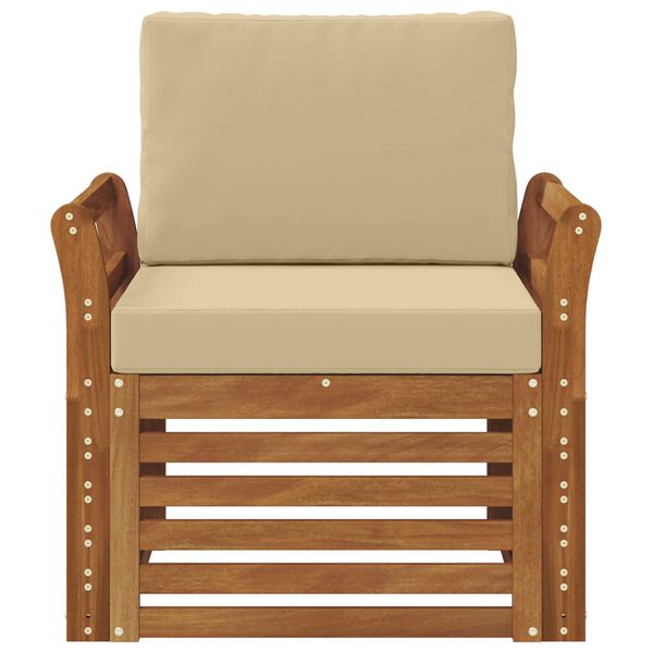 vidaXL Z&aacute;hradn&aacute; s&uacute;prava gaučov Mas&iacute;vne ak&aacute;ciov&eacute; drevo a polyester