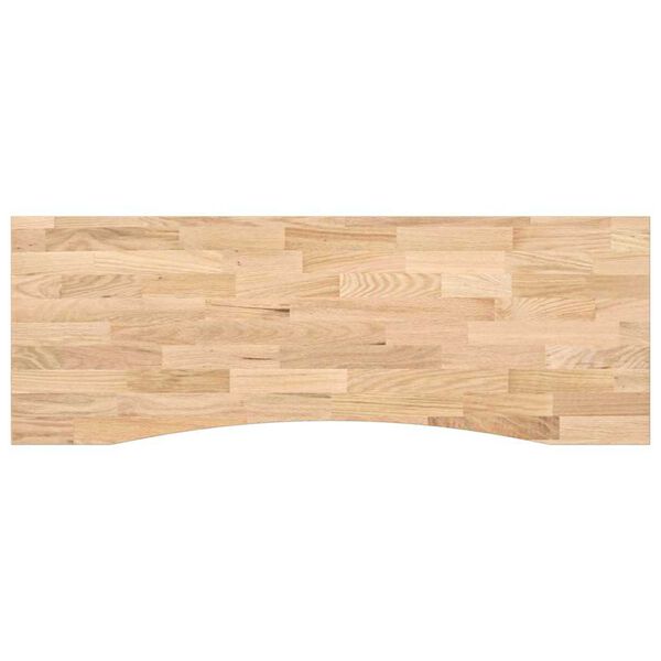 vidaXL Doska stol&iacute;ka neo&scaron;etren&aacute; 140x60x2,5 cm dubov&yacute; mas&iacute;v obdĺžnikov&yacute;