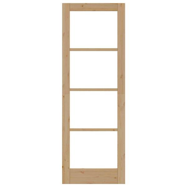 vidaXL Interiérové dvere s sklom ORKDAL Hnedá 73.5 x 211 cm