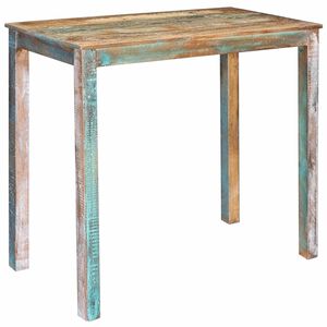 vidaXL Barov&yacute; st&ocirc;l 110 x 55 x 100 cm Mas&iacute;vne recyklovan&eacute; drevo