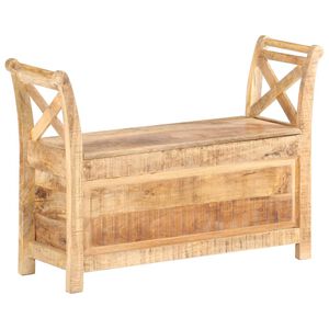 vidaXL Lavička do haly 103x33x72 cm mas&iacute;vne mangovn&iacute;kov&eacute; drevo