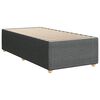 vidaXL Boxspring posteľ s matracom tmavosivá 90x190 cm látka
