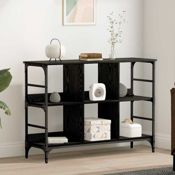 vidaXL Servírovacia skriňa Čierna 102 x 32 x 73.5 cm Kompozitné drevo