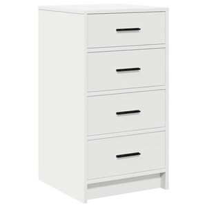 vidaXL Serv&iacute;rovacia skriňa Biela 40 x 41 x 75 cm Kompozitn&eacute; drevo