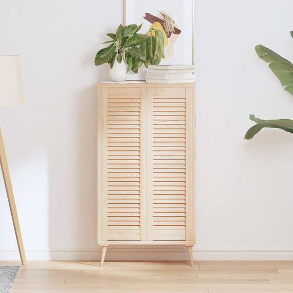 vidaXL dvierka skriniek Louvred Design 2 ks 99x29,5 cm mas&iacute;v borovica