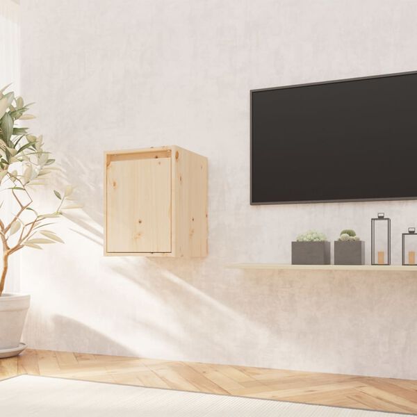 vidaXL N&aacute;stenn&aacute; skrinka siv&aacute; 30x30x40 cm mas&iacute;vna borovica