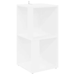 vidaXL Rohov&aacute; skrinka, biela 33x33x67 cm, kompozitn&eacute; drevo