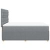 vidaXL Boxspring posteľ s matracom bledosiv&aacute; 140x200 cm l&aacute;tka