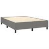 vidaXL Boxspring posteľ s matracom tmavosivá 140x200 cm látka