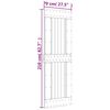 vidaXL Posuvn&eacute; dvere so sadou kovania 70x210 cm borovicov&yacute; mas&iacute;v