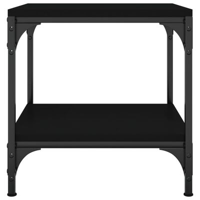 vidaXL Konferenčný stolík čierny 50x50x40 cm spracované drevo