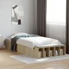 vidaXL Posteľný rám dub sonoma 75x190 cm kompozitné drevo