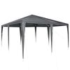 vidaXL P&aacute;rty stan Antracit 400 x 400 x 266 cm Polyetyl&eacute;n a oceľ