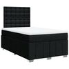 vidaXL Boxspring posteľ s matracom čierna 120x190 cm l&aacute;tka