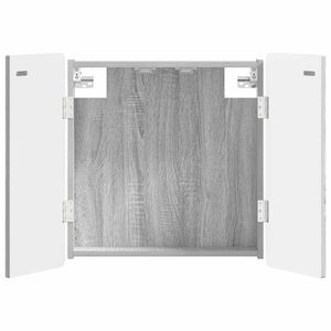vidaXL Skriňa na terč ZWOLLE Siv&yacute; Sonoma 52,5 x 10,5 x 57,5 cm