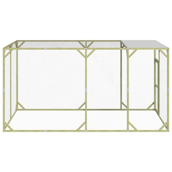 vidaXL Kurn&iacute;k 200x400x200 cm impregnovan&aacute; mas&iacute;vna borovica