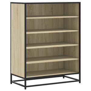 vidaXL Skrinka na top&aacute;nky, sonoma 75x38x97,5cm, kompozitn&eacute; drevo a kov