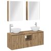 vidaXL Set kabinetov do k&uacute;peľne 5 pcs Dub artisan 53 x 15,5 x 70 cm