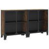vidaXL &Uacute;ložn&eacute; skrinky 2 ks rustik&aacute;lne hned&eacute; 72x36x82 cm kov a MDF