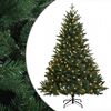 vidaXL Umel&yacute; Skl&aacute;pac&iacute; Vianočn&yacute; Stromček 120 cm 150 LED Tepl&aacute; biela